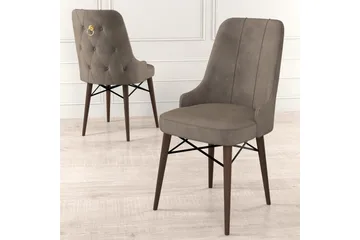 Matstol Jandela Cappuccino / brun - Cappuccino / brun - Möbler - Stolar & fåtöljer - Matstol & köksstol