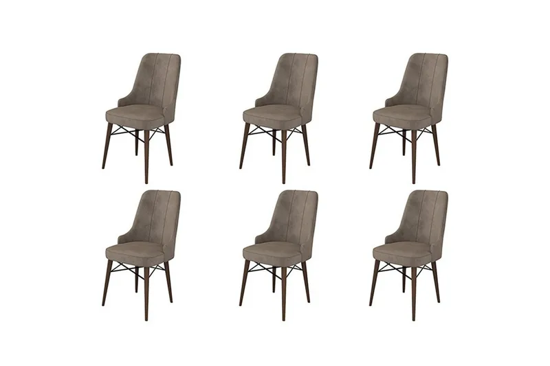 Matstol Jandela Cappuccino / brun - Cappuccino / brun - Möbler - Stolar & fåtöljer - Matstol & köksstol