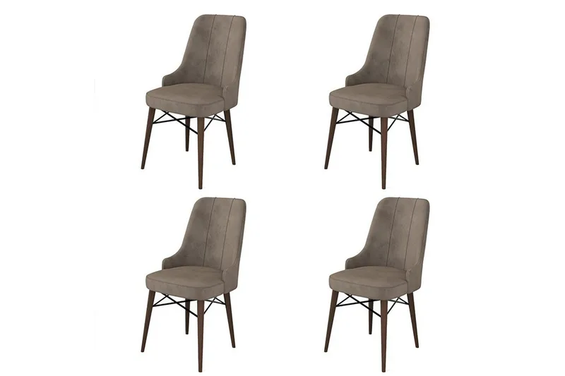 Matstol Jandela Cappuccino / brun - Cappuccino / brun - Möbler - Stolar & fåtöljer - Matstol & köksstol