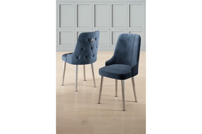 Matstol Jebi Antracit / Krom - Antracit / Krom - Möbler - Stolar & fåtöljer - Matstol & köksstol