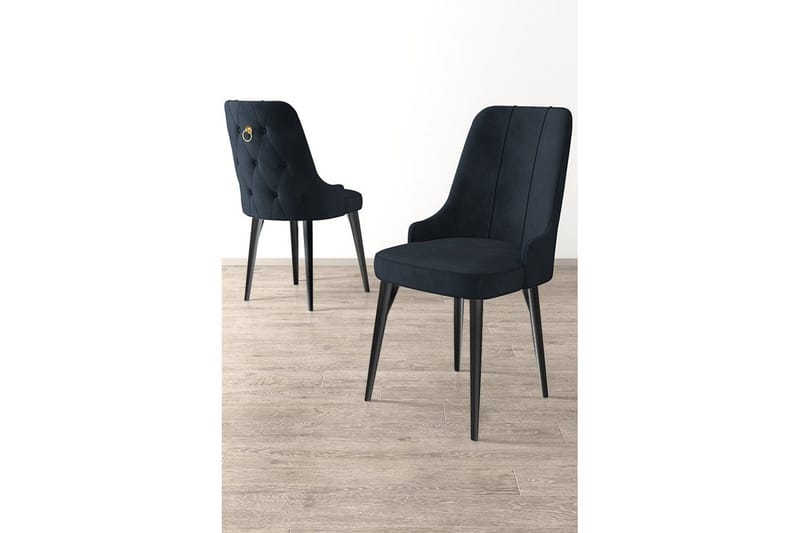 Matstol Jebi Antracit / Svart - Antracit / Svart - Möbler - Stolar & fåtöljer - Matstol & köksstol