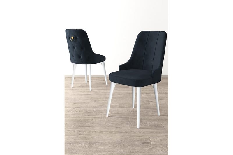 Matstol Jebi Antracit / Vit - Antracit / Vit - Möbler - Stolar & fåtöljer - Matstol & köksstol