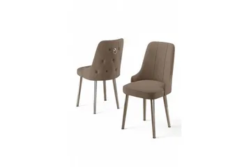 Matstol Jebi Cappuccino / krom