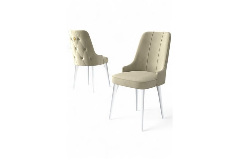 Matstol Jebi Gräddfärgad / Vit, Gräddfärgad / Vit