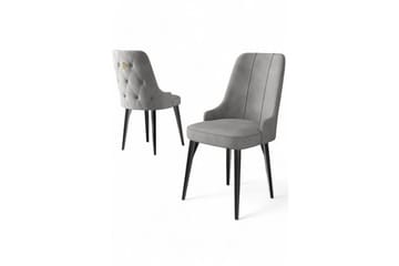 Matstol Jebi Grå / Svart