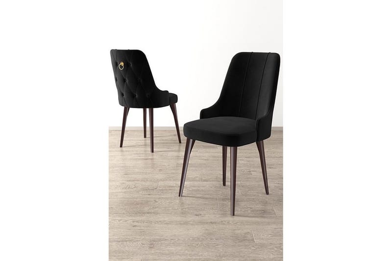 Matstol Jebi Svart / Brun - Svart / Brun - Möbler - Stolar & fåtöljer - Matstol & köksstol