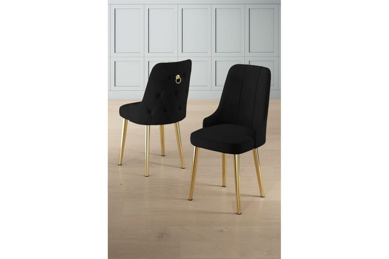 Matstol Jebi Svart / Rany - Svart / Rany - Möbler - Stolar & fåtöljer - Matstol & köksstol