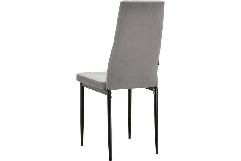 Matstol Kelly Grå, Sammet - Grå, Sammet - Möbler - Stolar & fåtöljer - Matstol & köksstol