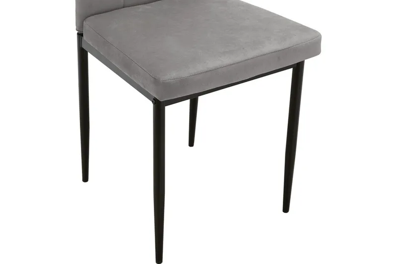 Matstol Kelly Grå, Sammet - Grå, Sammet - Möbler - Stolar & fåtöljer - Matstol & köksstol