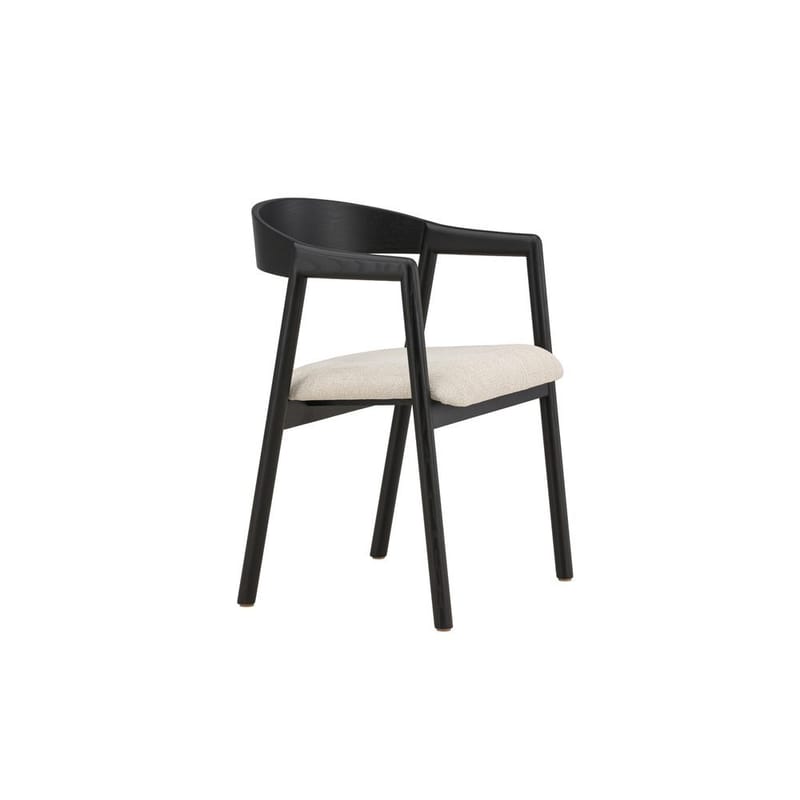 Matstol Långön - Svart - Möbler - Stolar & fåtöljer - Karmstol