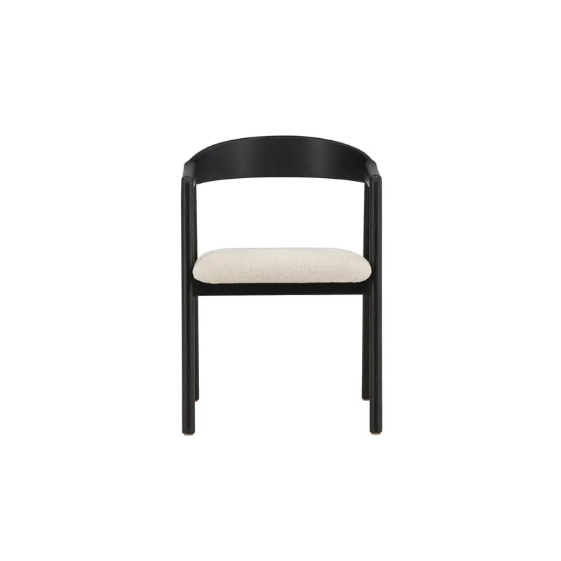 Matstol Långön - Svart - Möbler - Stolar & fåtöljer - Karmstol