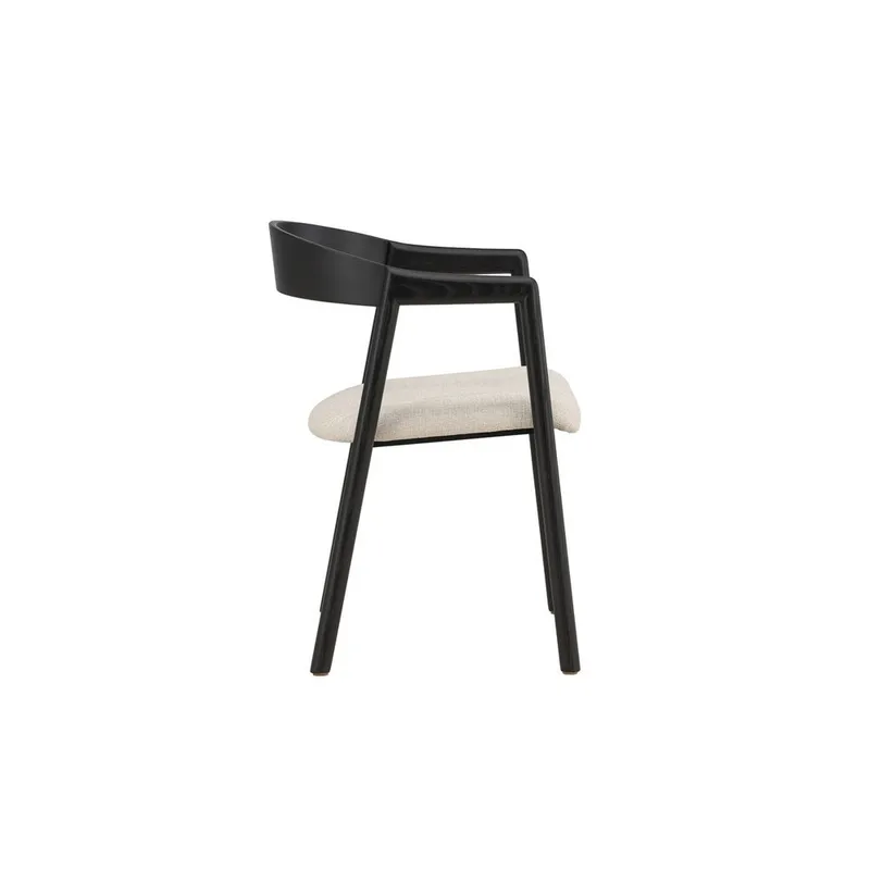 Matstol Långön - Svart - Möbler - Stolar & fåtöljer - Karmstol