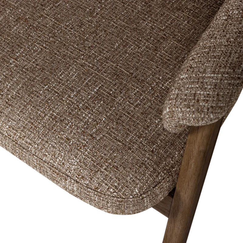 Matstol med Armstöd Tunar - Brun Melange - Möbler - Stolar & fåtöljer - Matstol & köksstol