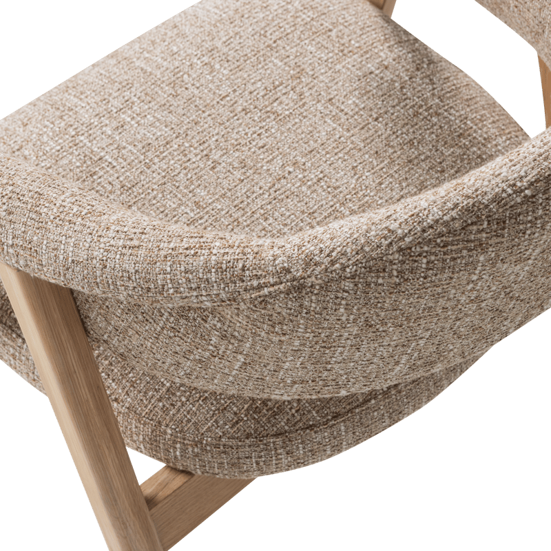 Matstol med Armstöd Tunar - Natur Melange - Möbler - Stolar & fåtöljer - Karmstol