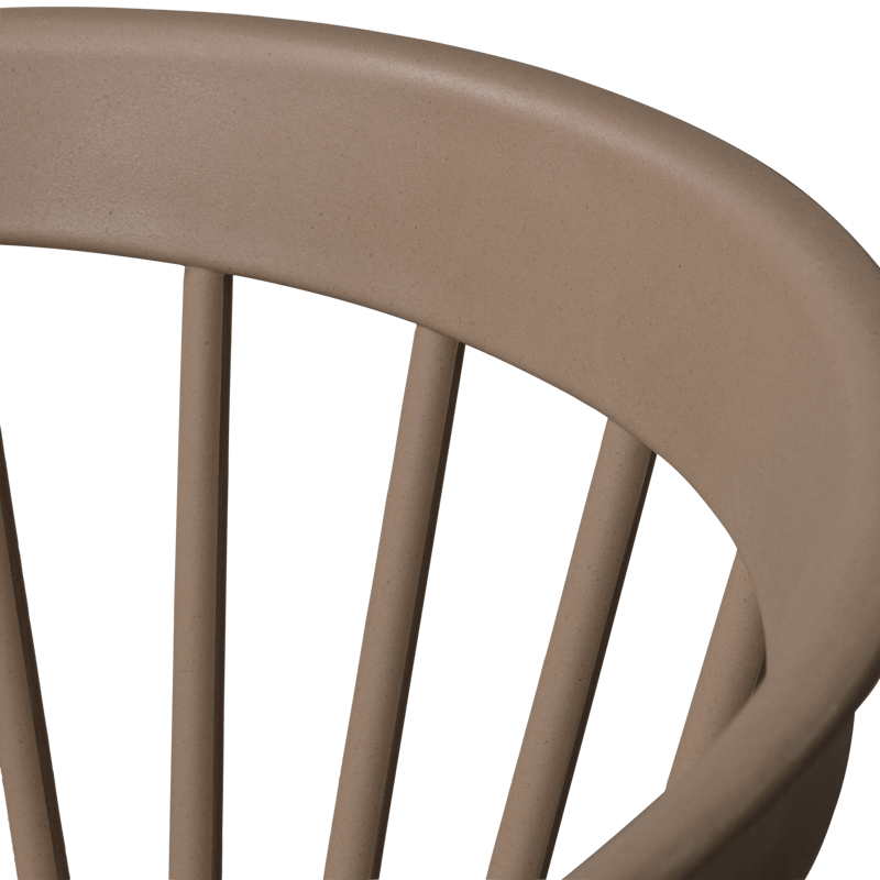 Matstol med ribbor Bliss Utomhus - Brun Melange - Möbler - Stolar & fåtöljer - Matstol & köksstol