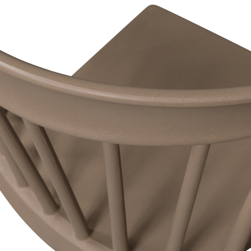 Matstol med ribbor Bliss Utomhus - Brun Melange - Möbler - Stolar & fåtöljer - Matstol & köksstol