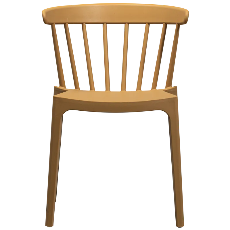 Matstol med ribbor Bliss Utomhus, Karamell Melange