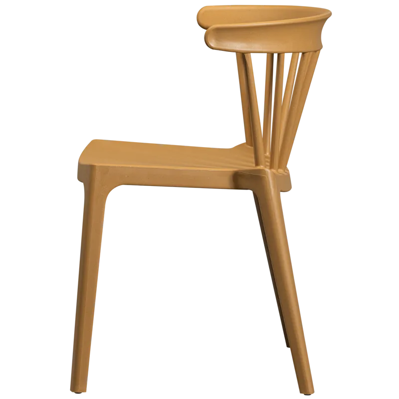 Matstol med ribbor Bliss Utomhus - Karamell Melange - Möbler - Stolar & fåtöljer - Matstol & köksstol