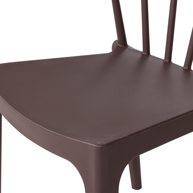 Matstol med ribbor Bliss Utomhus - Lila/Brun - Möbler - Stolar & fåtöljer - Matstol & köksstol