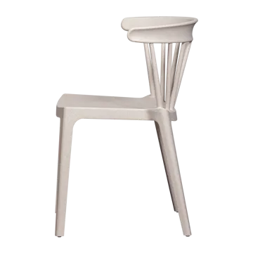 Matstol med ribbor Bliss Utomhus - Offwhite Melange - Möbler - Stolar & fåt öljer - Matstol & köksstol