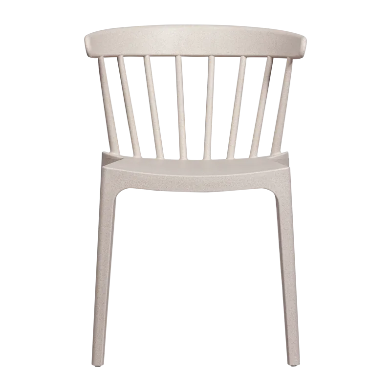 Matstol med ribbor Bliss Utomhus, Offwhite Melange