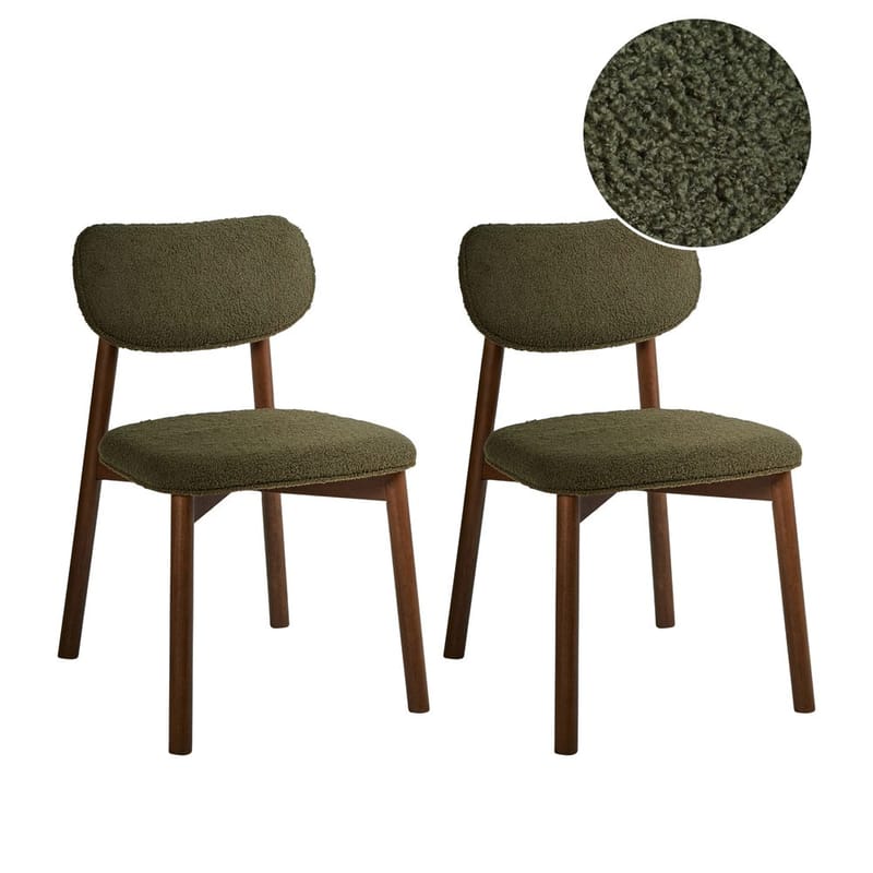 Matstol Mills 2-pack - Brun, Grön - Möbler - Stolar & fåtöljer - Matstol & köksstol