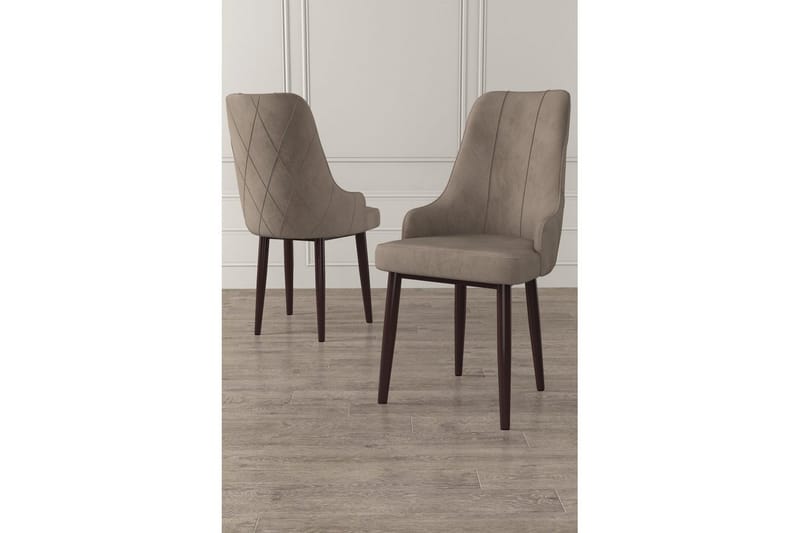 Matstol Mobarkar Cappuccino / brun - Cappuccino / brun - Möbler - Stolar & fåtöljer - Matstol & köksstol