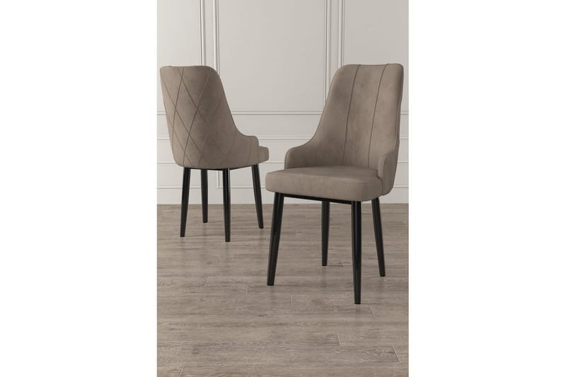 Matstol Mobarkar Cappuccino / svart - Cappuccino / svart - Möbler - Stolar & fåtöljer - Matstol & köksstol