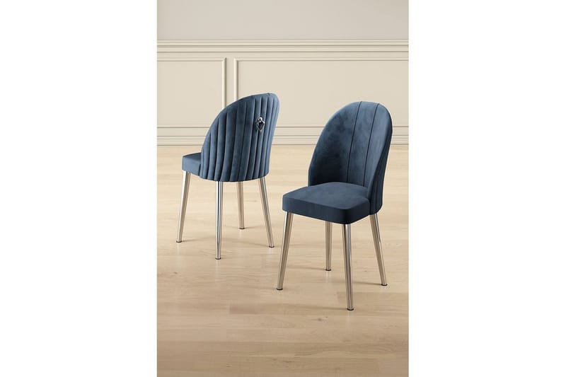 Matstol Orlen Antracit / Krom - Antracit / Krom - Möbler - Stolar & fåtöljer - Matstol & köksstol