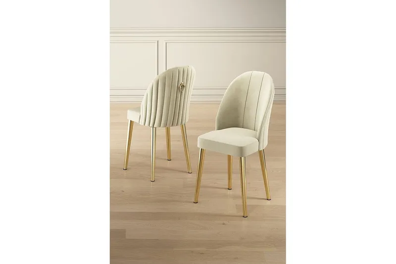 Matstol Orlen Gräddfärgad / Rany - Gräddfärgad / Rany - Möbler - Stolar & fåtöljer - Matstol & köksstol