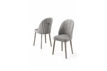 Matstol Orlen Grå / Krom