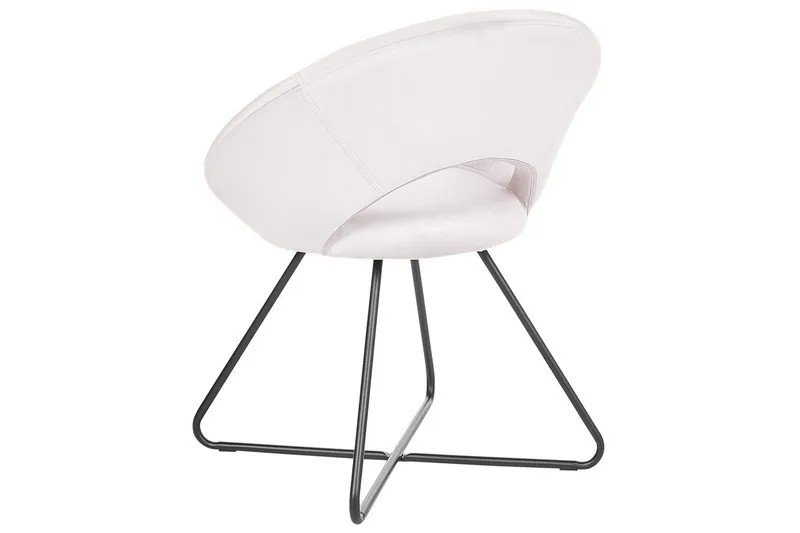 Matstol Rachel - Off-white, Svart - Möbler - Stolar & fåtöljer - Fåtölj