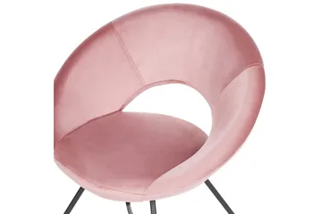 Matstol Rachel - Rosa, Svart - Möbler - Stolar & fåtöljer - Matstol & köksstol