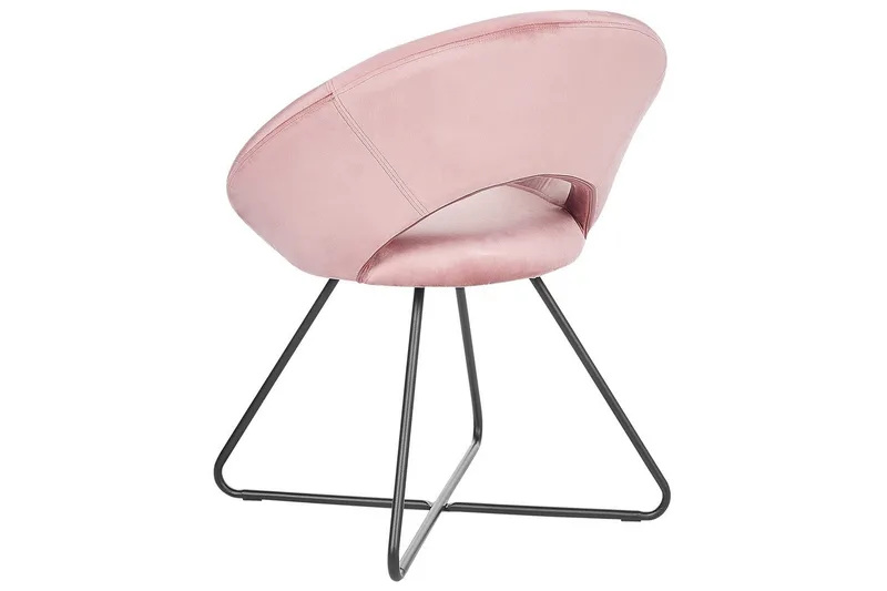 Matstol Rachel - Rosa, Svart - Möbler - Stolar & fåtöljer - Matstol & köksstol