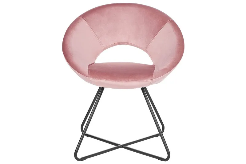 Matstol Rachel - Rosa, Svart - Möbler - Stolar & fåtöljer - Matstol & köksstol
