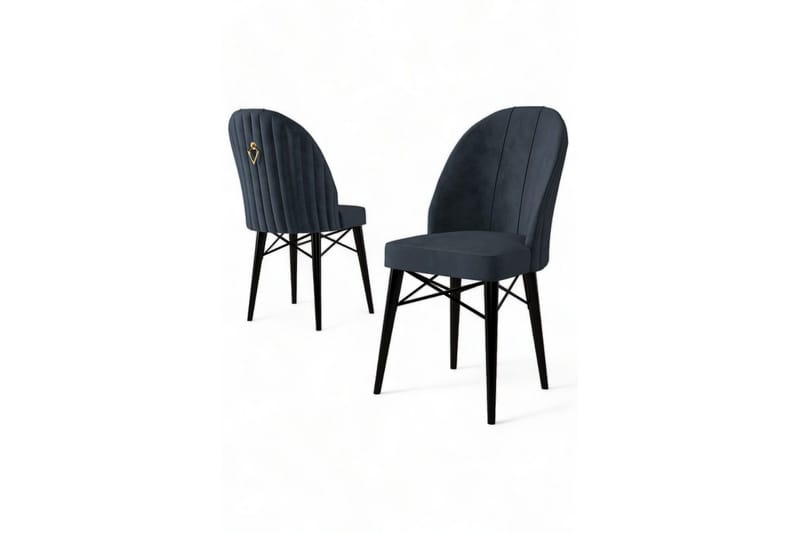 Matstol Ritim Antracit / Svart - Antracit / Svart - Möbler - Stolar & fåtöljer - Matstol & köksstol