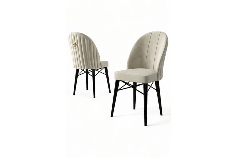 Matstol Ritim Grädde / Svart - Grädde / Svart - Möbler - Stolar & fåtöljer - Matstol & köksstol
