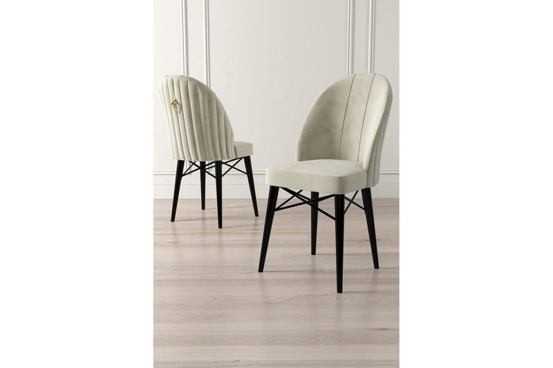 Matstol Ritim Grädde / Svart - Grädde / Svart - Möbler - Stolar & fåtöljer - Matstol & köksstol