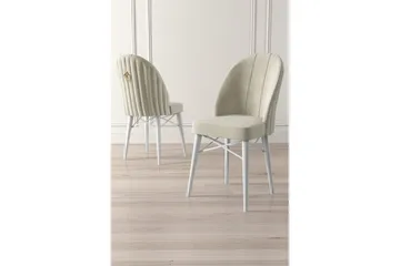 Matstol Ritim Kräm / Vit - Cremevit/Vit - Möbler - Stolar & fåtöljer - Matstol & köksstol