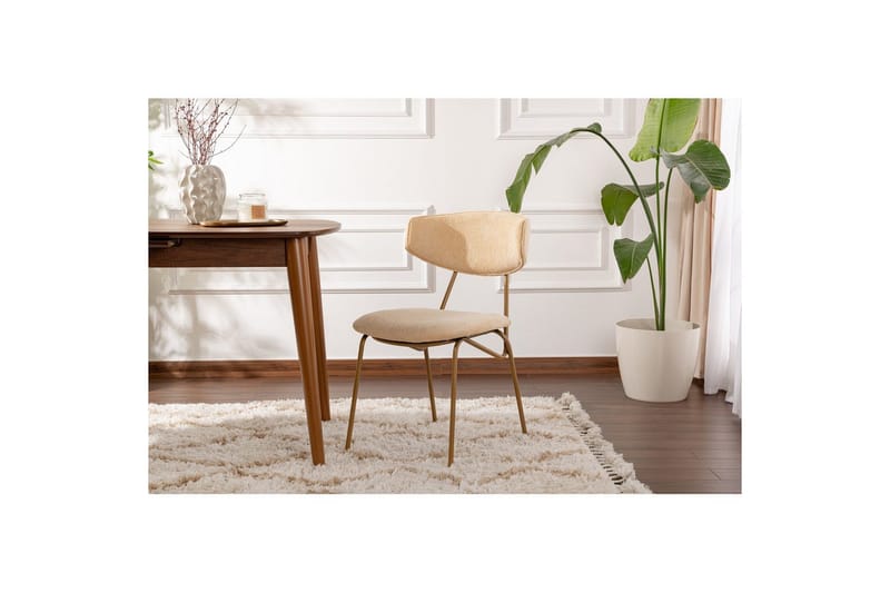 Matstol Sanroman Beige / Rany - Beige / Rany - Möbler - Stolar & fåtöljer - Matstol & köksstol