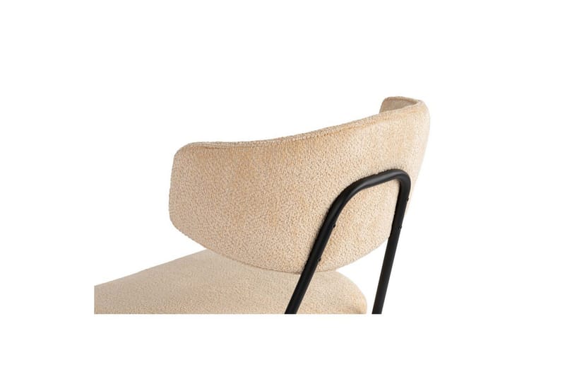 Matstol Sanroman Beige / Svart - Beige / Svart - Möbler - Stolar & fåtöljer - Matstol & köksstol