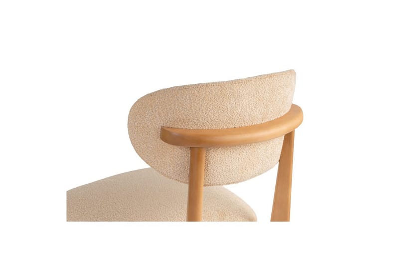 Matstol Sanroman Classic Beige / Ljus Ek - Beige / Ljus Ek - Möbler - Stolar & fåtöljer - Matstol & köksstol