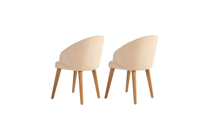 Matstol Sanroman Classic Beige / Mörk Ek - Beige / Mörk Ek - Möbler - Stolar & fåtöljer - Matstol & köksstol