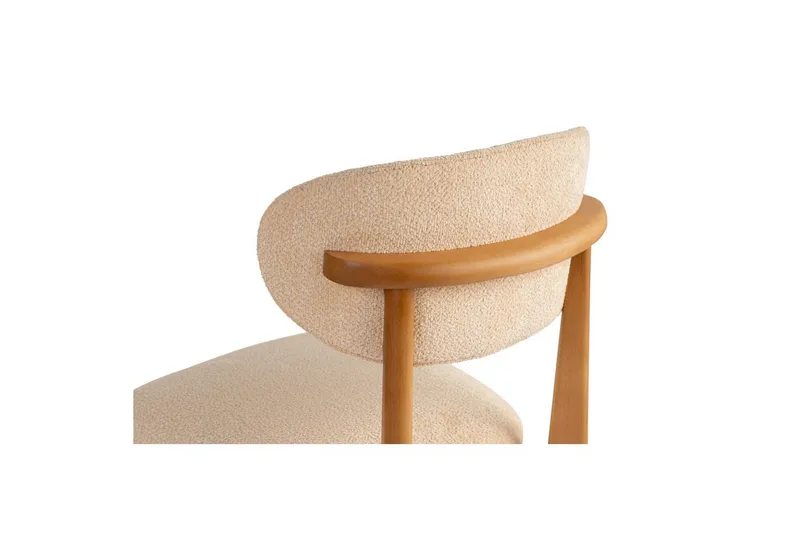 Matstol Sanroman Classic Beige / Mörk Ek - Beige / Mörk Ek - Möbler - Stolar & fåtöljer - Matstol & köksstol