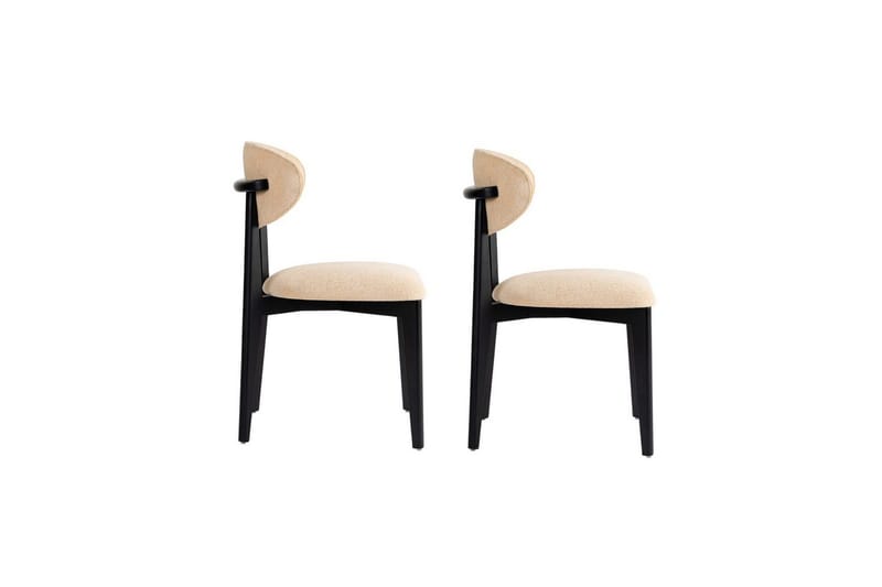 Matstol Sanroman Classic Beige / Svart - Beige / Svart - Möbler - Stolar & fåtöljer - Matstol & köksstol