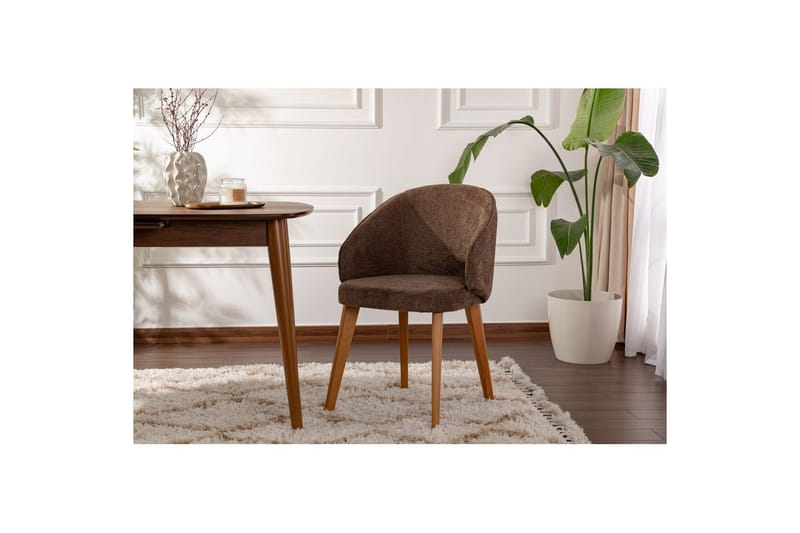 Matstol Sanroman Classic Brun / Mörk Ek - Brun / Mörk Ek - Möbler - Stolar & fåtöljer - Matstol & köksstol