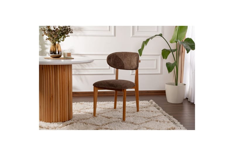 Matstol Sanroman Classic Brun / Mörk Ek - Brun / Mörk Ek - Möbler - Stolar & fåtöljer - Matstol & köksstol