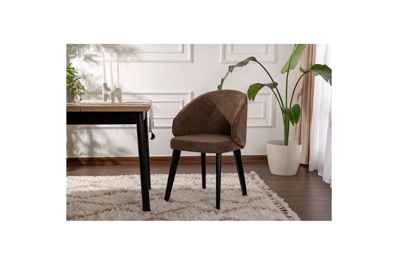 Matstol Sanroman Classic Brun / Svart - Brun / Svart - Möbler - Stolar & fåtöljer - Matstol & köksstol
