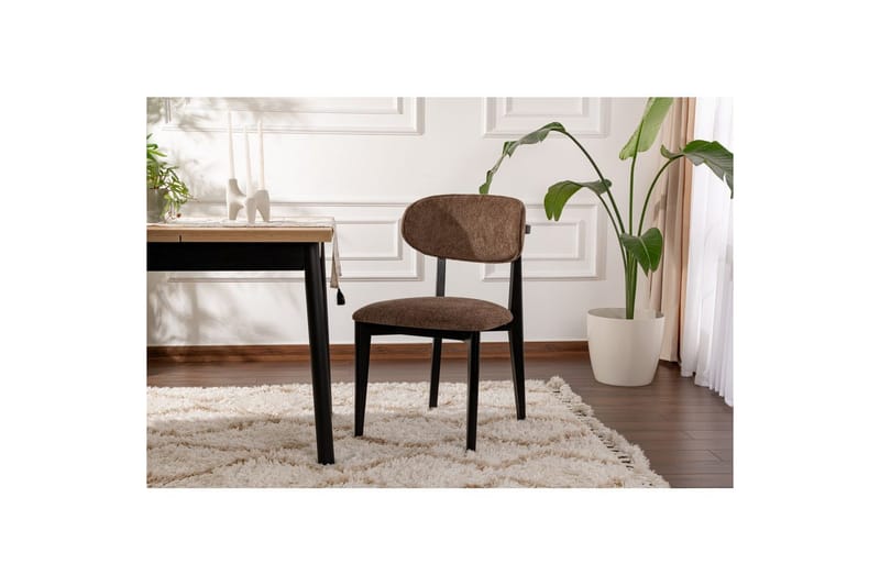 Matstol Sanroman Classic Brun / Svart - Brun / Svart - Möbler - Stolar & fåtöljer - Matstol & köksstol
