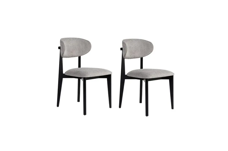 Matstol Sanroman Classic Grå / Svart - Grå / Svart - Möbler - Stolar & fåtöljer - Matstol & köksstol